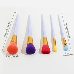 5pcs Makeup Brushes Set Professional Cosmetics Tools