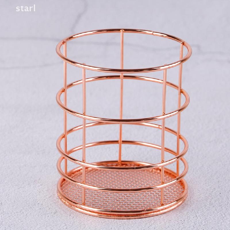Stainless Steel Makeup Organizer Basket Cosmetics Storage Rack