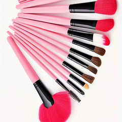 24pcs Pink Professional Makeup Brush Set Beauty and Makeup Tools