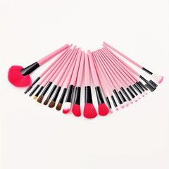 24pcs Pink Professional Makeup Brush Set Beauty and Makeup Tools