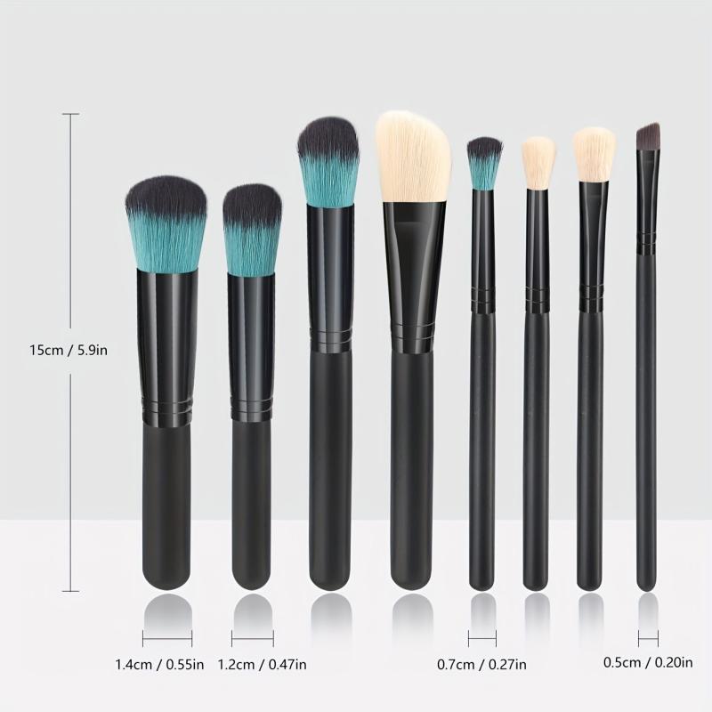 8pcs Synthetic Makeup Brushes Set Kabuki Foundation Powder Eyeshadow Brush