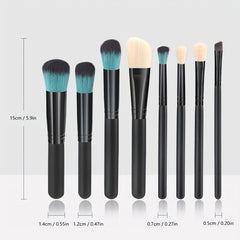 8pcs Synthetic Makeup Brushes Set Kabuki Foundation Powder Eyeshadow Brush