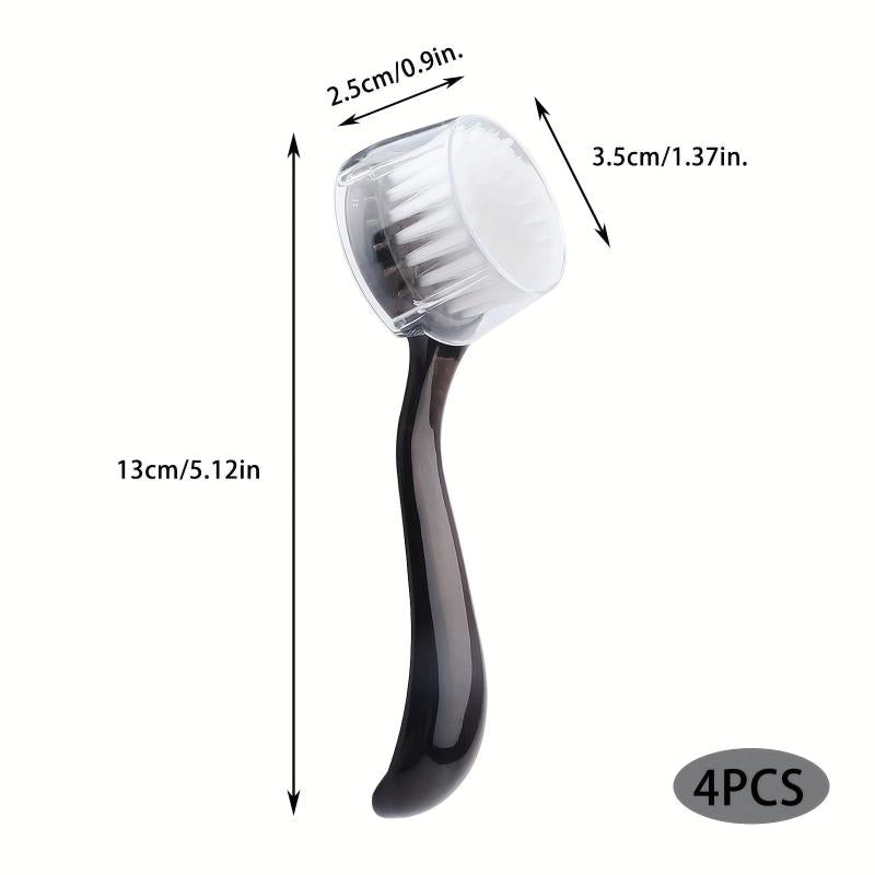 4pcs Facial Cleansing Brush Exfoliating Makeup Removal Skincare