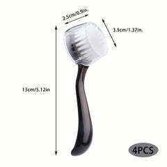 4pcs Facial Cleansing Brush Exfoliating Makeup Removal Skincare