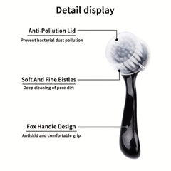 4pcs Facial Cleansing Brush Exfoliating Makeup Removal Skincare