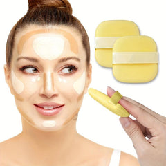 10pcs Powder Puff Face Soft Both Dry And Wet Makeup Setting Puff