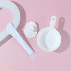 3pc Silicone Facial Mask Bowl & Brush Set