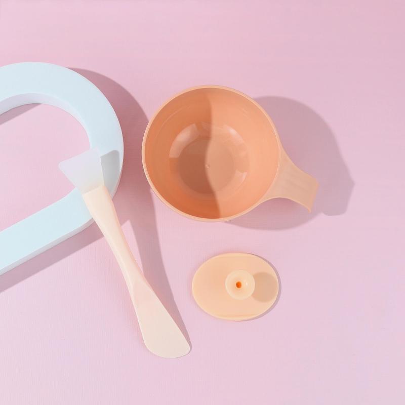 3pc Silicone Facial Mask Bowl & Brush Set