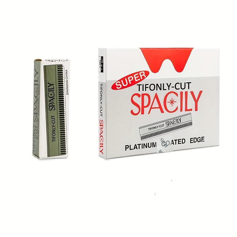 10pcs Spare Blades For Eyebrow Hair Razor - Thin & Thick Hair Cutting