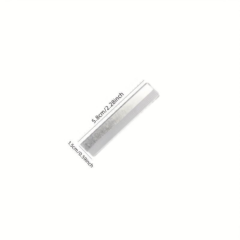 10pcs Spare Blades For Eyebrow Hair Razor - Thin & Thick Hair Cutting