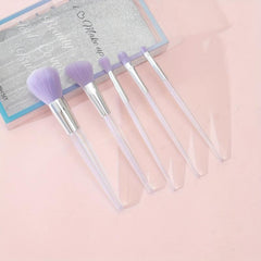 5Pcs Mermaid Makeup Brush Set for Face Eye Cosmetic Tools