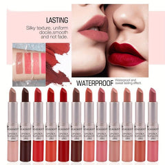 Matte Lipstick & Gloss Set - Longwear Lip Crayon & Glossy Lipgloss