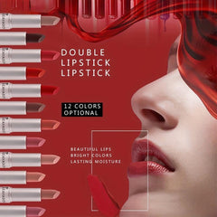 Matte Lipstick & Gloss Set - Longwear Lip Crayon & Glossy Lipgloss