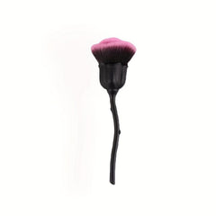 2pcs Rose Shape Powder Makeup Brush Set