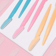 48 pcs Covered Eyebrow Razors for Women and Men - Smooth Peach Fuzz