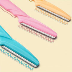48 pcs Covered Eyebrow Razors for Women and Men - Smooth Peach Fuzz