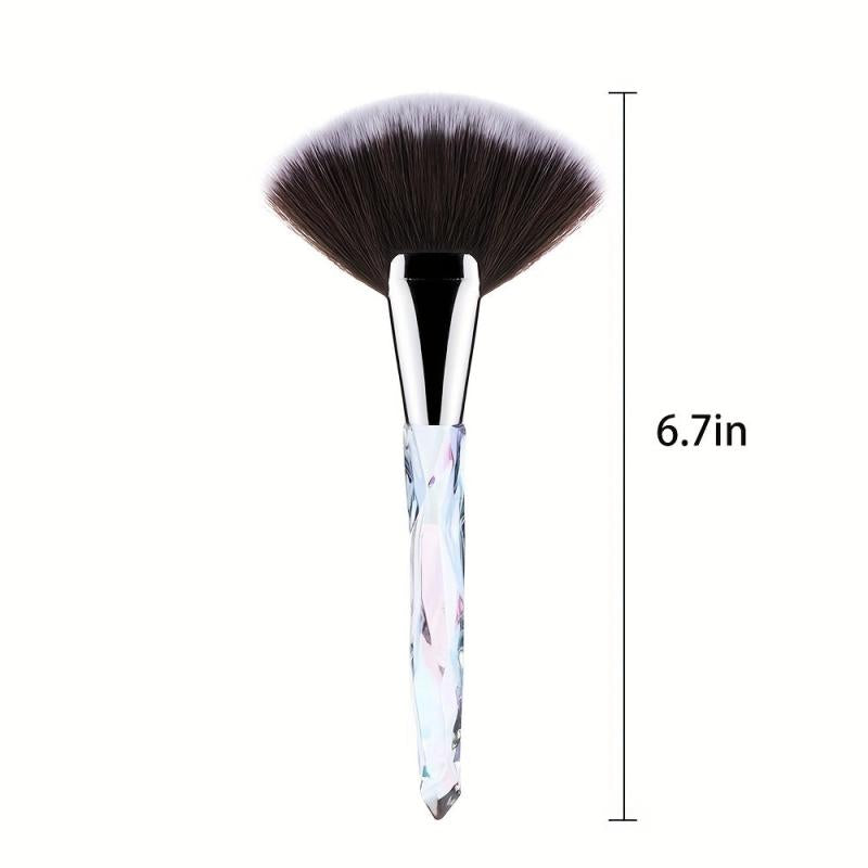 Fan Makeup Brush Highlighting Blush Bronzer Cheekbones Brush