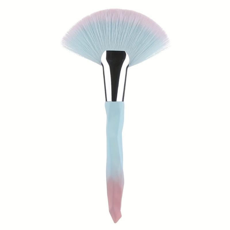 Fan Makeup Brush Highlighting Blush Bronzer Cheekbones Brush