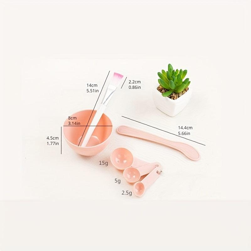 4-in-1 Facial Mask Bowl Set with DIY Tool for Mask Application