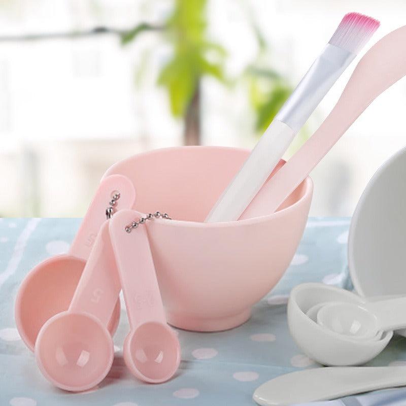 4-in-1 Facial Mask Bowl Set with DIY Tool for Mask Application
