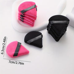 12pcs Triangle Makeup Puff Loose Powder Soft Sponge