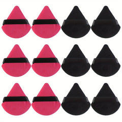 12pcs Triangle Makeup Puff Loose Powder Soft Sponge