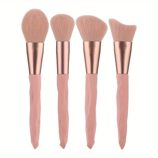 15pcs Pink Makeup Brush Set - Professional Tools