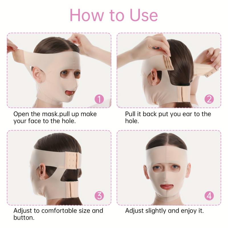 V Face Thin Face Bandage Mask Thin Masseter Facial Lift Line Night Use