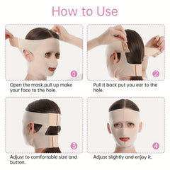 V Face Thin Face Bandage Mask Thin Masseter Facial Lift Line Night Use