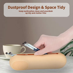 Large Magnetic Travel Brush Holder Anti-fall Silicone Organizer