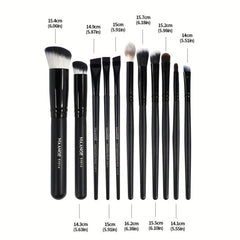 11-Piece Professional Makeup Brush Set with Synthetic Bristles