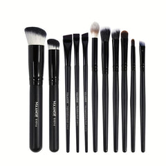 11-Piece Professional Makeup Brush Set with Synthetic Bristles