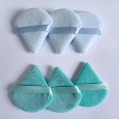6 Soft Triangle Makeup Puff for Contouring Under Eyes Beauty Tools