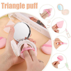 6 Soft Triangle Makeup Puff for Contouring Under Eyes Beauty Tools