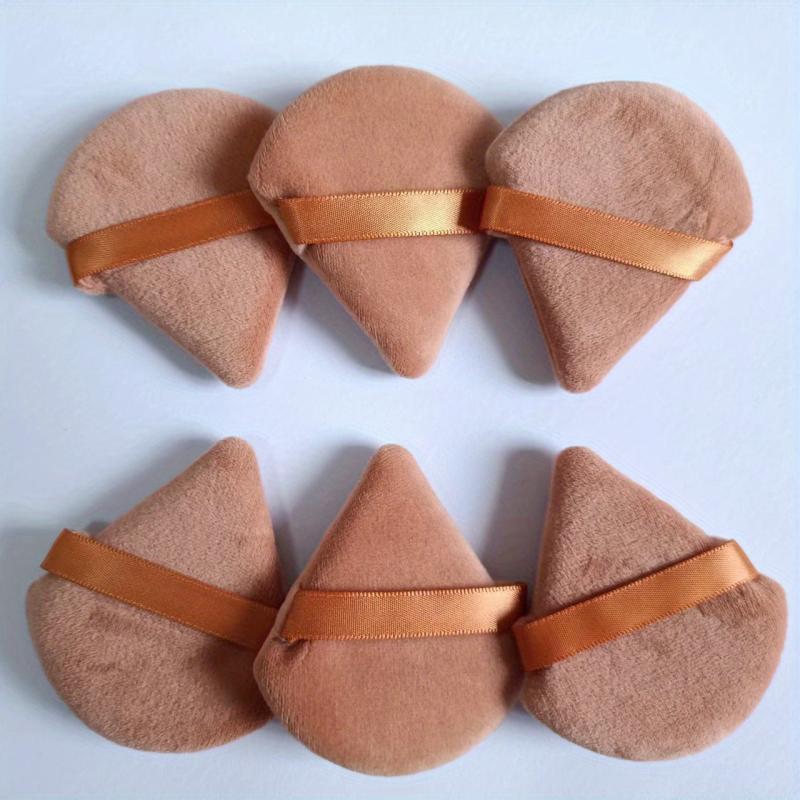 6 Soft Triangle Makeup Puff for Contouring Under Eyes Beauty Tools