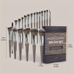 20pcs Synthetic Makeup Brush Set with Box