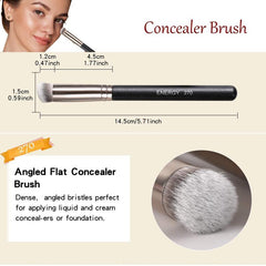 ENERGY Mini Concealer Brush Kabuki for Under Eye Coverage