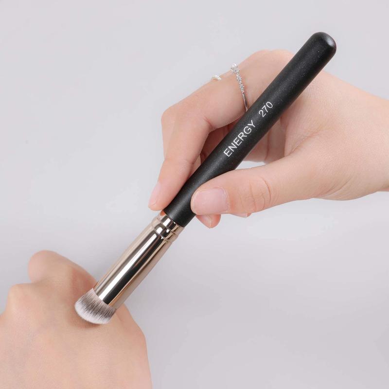 ENERGY Mini Concealer Brush Kabuki for Under Eye Coverage