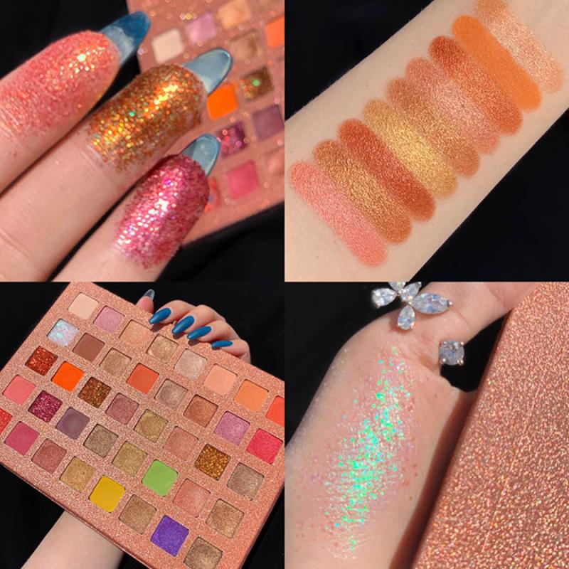 40-Color Eyeshadow Palette Matte Shimmer Waterproof Texture