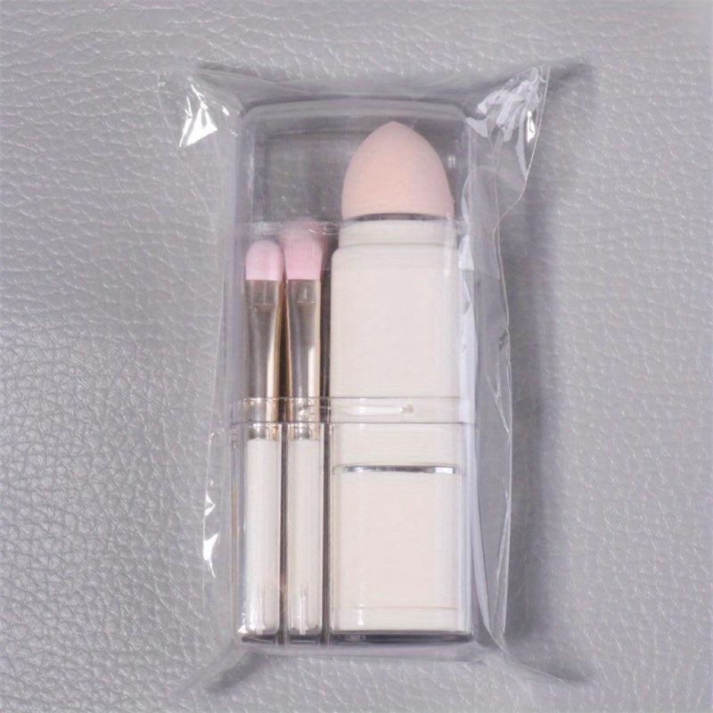 8pcs Portable Makeup Brush Set - Powder Eyeshadow Concealer Blush Lip Brushes