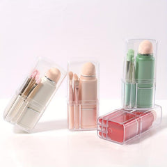8pcs Portable Makeup Brush Set - Powder Eyeshadow Concealer Blush Lip Brushes