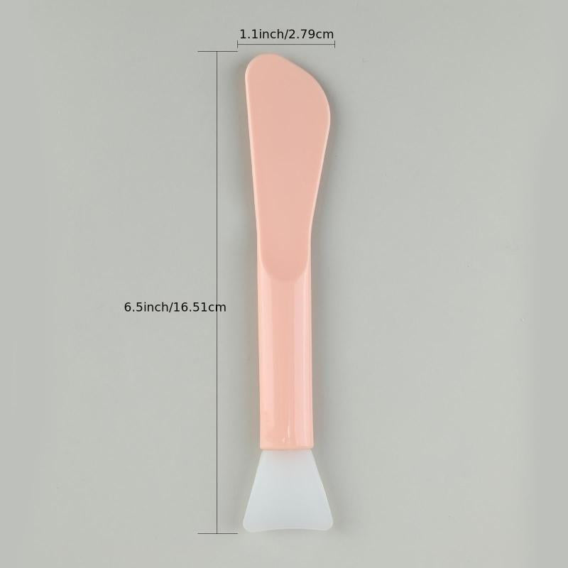 Soft Double Headed Silicone Facial Mask Brush for Skin Care