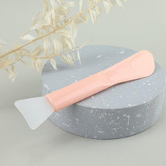 Soft Double Headed Silicone Facial Mask Brush for Skin Care