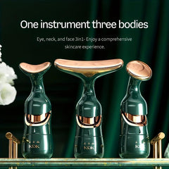 3-in-1 Face Neck Massager For Women And Men - Household Beauty Instrument