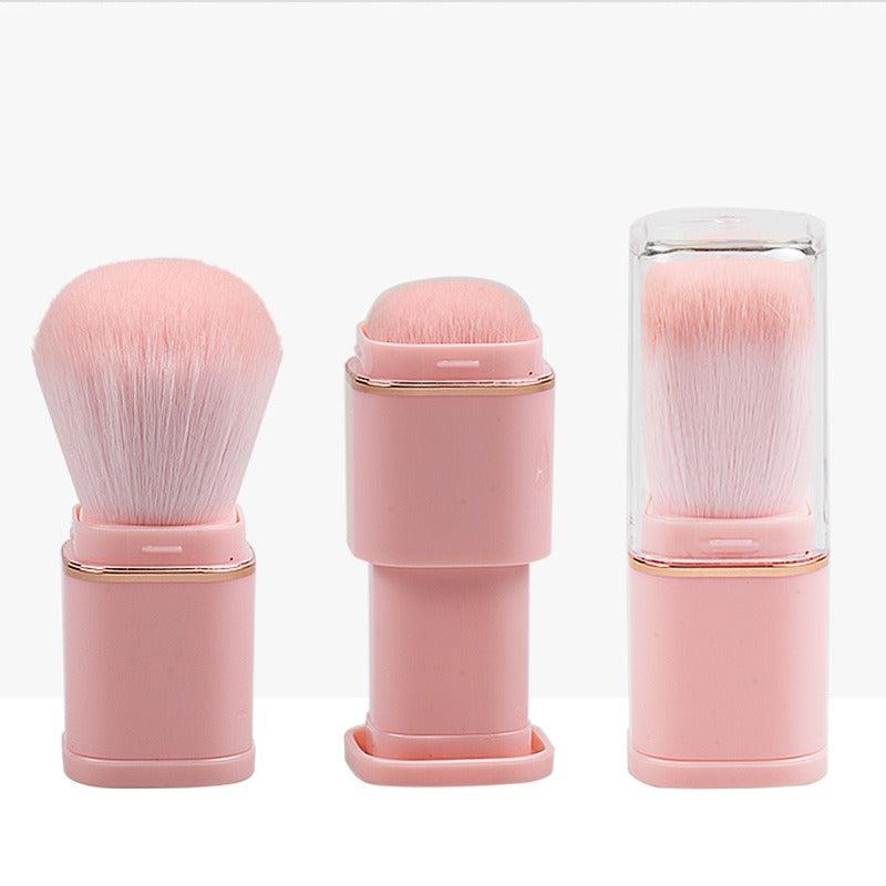 Retractable Kabuki Makeup Brush Travel Face Blush Brush