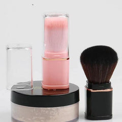 Retractable Kabuki Makeup Brush Travel Face Blush Brush