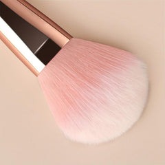 7pcs Pink Crystal Makeup Brushes Set with Synthetic Bristles and Travel Case