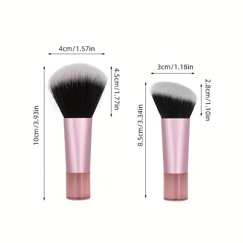 Travel-sized Makeup Brush for Blush Bronzer & Powder - Vegan
