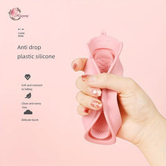 Silicone Brush Cleaning Mat and Bowl Set for Makeup Brushes