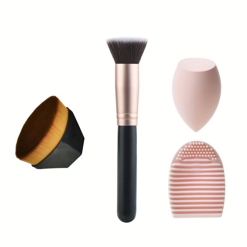 4 Pcs Multifunctional Foundation Brush Set Blush Brush